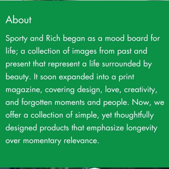 NWT Sporty & Rich Crewneck Sweater Ocean Blue Sz S - Picture 7 of 9